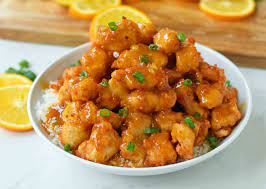 Picture of orange chicken