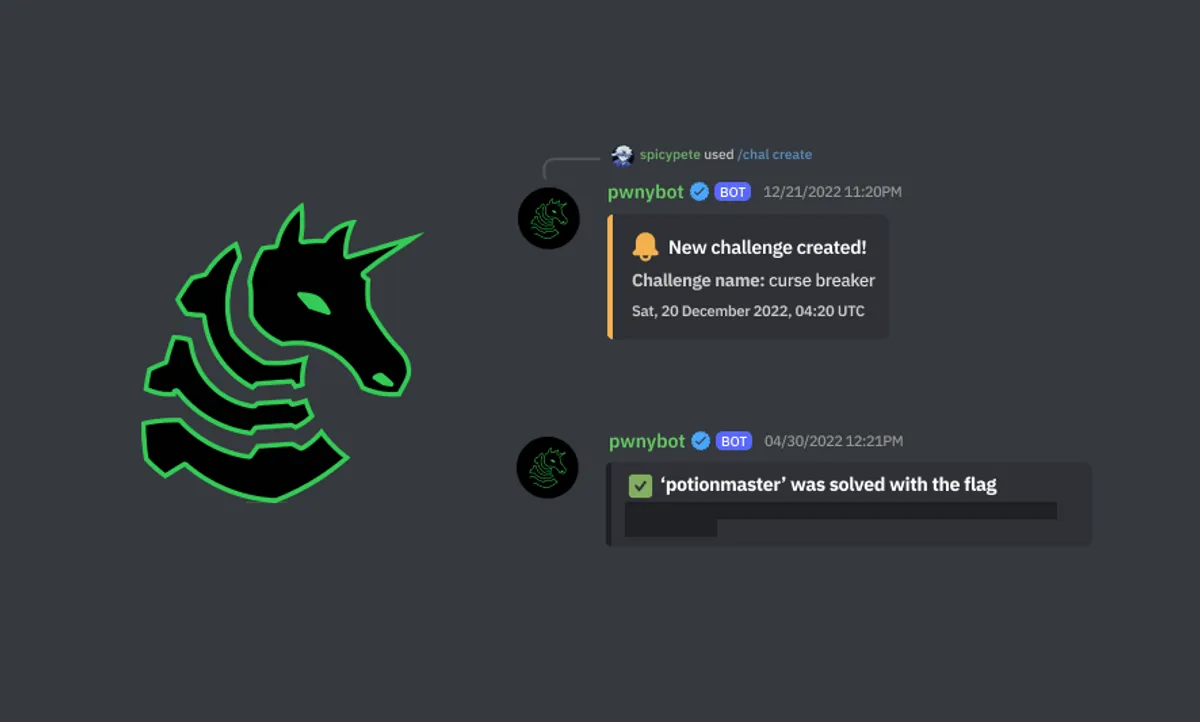 CTF Discord Bot: pwnybot
