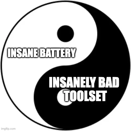 Tradeoff meme about M1 cybersecurity work