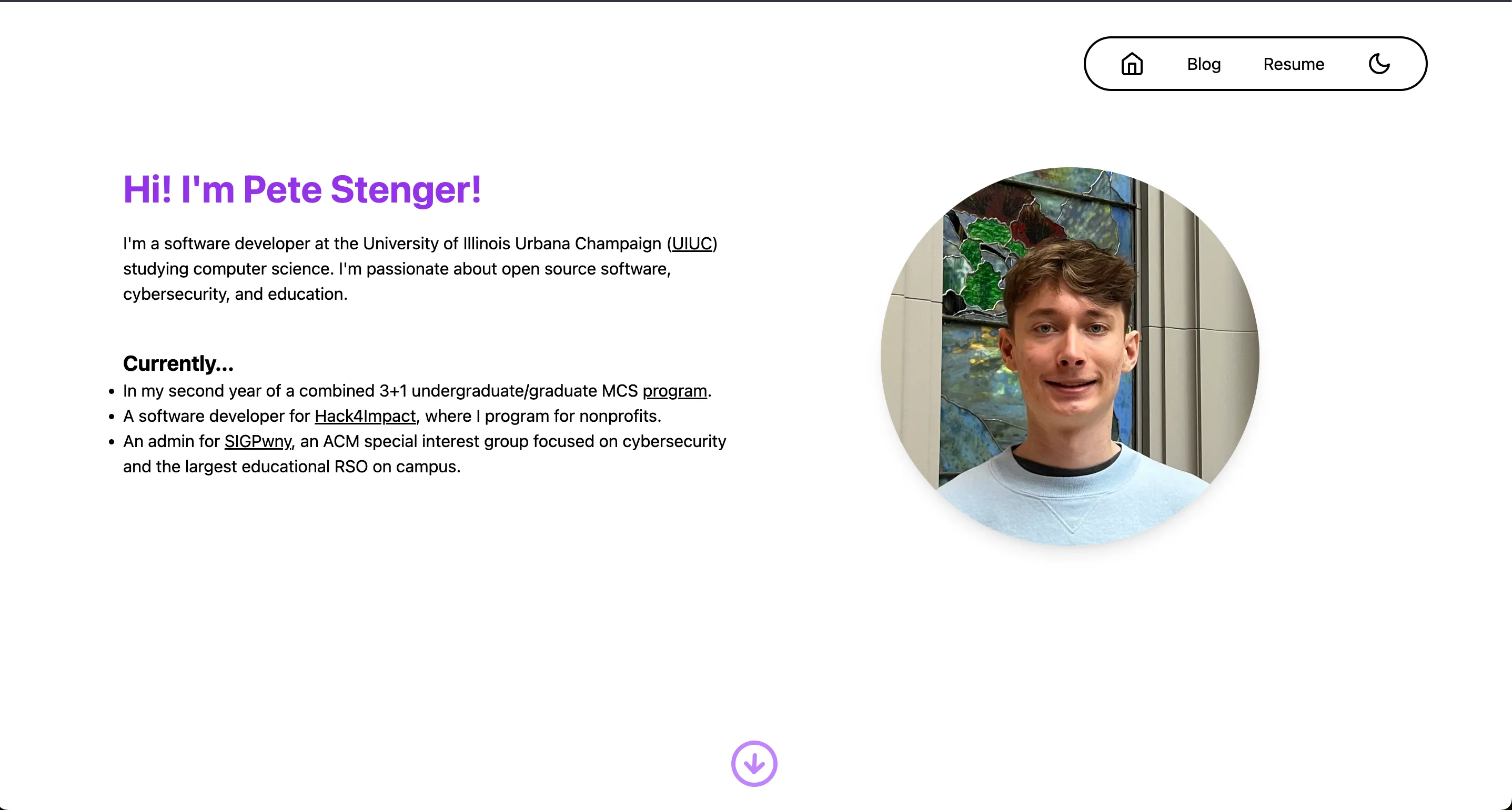 Personal website